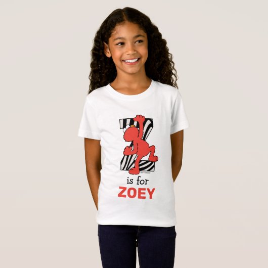 Elmo Alphabet | Z ZEBRA T-shirt (Voorkant volledig)