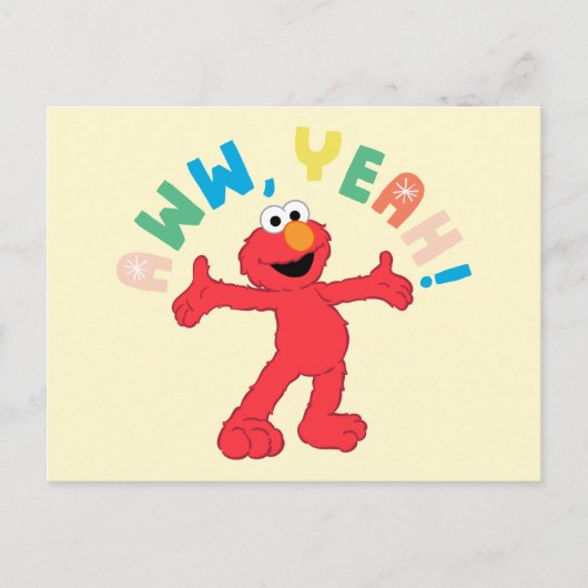 Elmo | Aww, ja! Briefkaart (Voorkant)