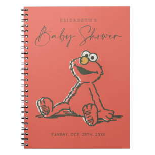 Elmo Baby shower Gast & Cadeaulijst Notitieboek