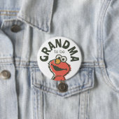 Elmo Baby shower oma te worden Ronde Button 7,6 Cm (In situ)