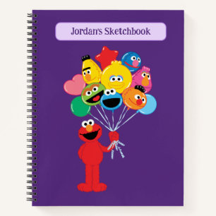 Elmo Balloons Jouw naam tekenen toevoegen Notitieboek