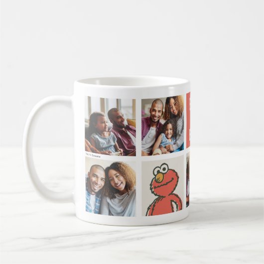  Elmo | Beste pap - Fotocollage Koffiemok (Links)
