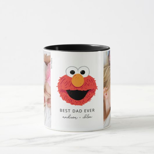 Elmo Big Face | Beste pap - Foto Mok (Midden)