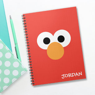 Elmo Big Face Jouw namen toevoegen Notitieboek