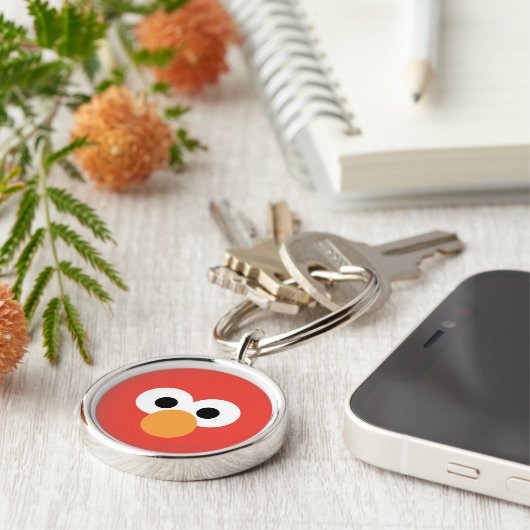 Elmo Big Face Sleutelhanger (Zijkant)