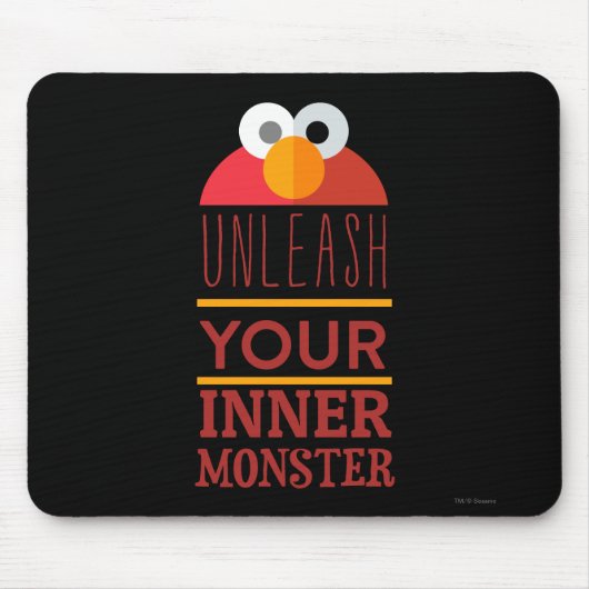 Elmo Binnenste Monster Muismat (Voorkant)
