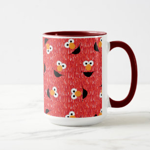 Elmo bont gezichts patroon mok
