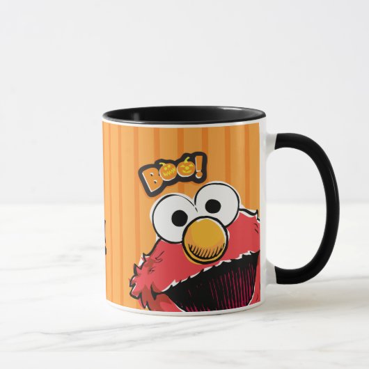 Elmo - Boo! | Jouw namen toevoegen Mok (Rechts)