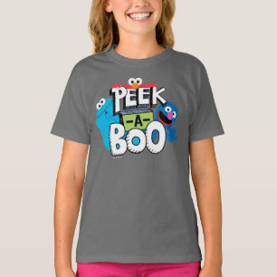 Elmo, Cookie & Grover Kiekeboe T-shirt