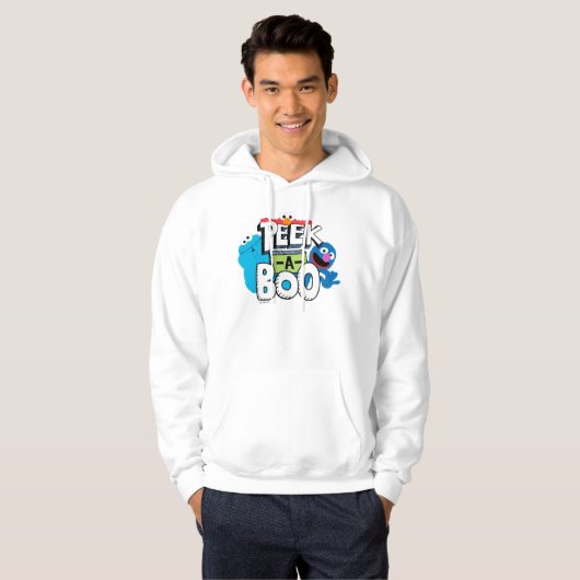 Elmo, Cookie & Grover | Peek-a-Boo Hoodie (Voorkant volledig)