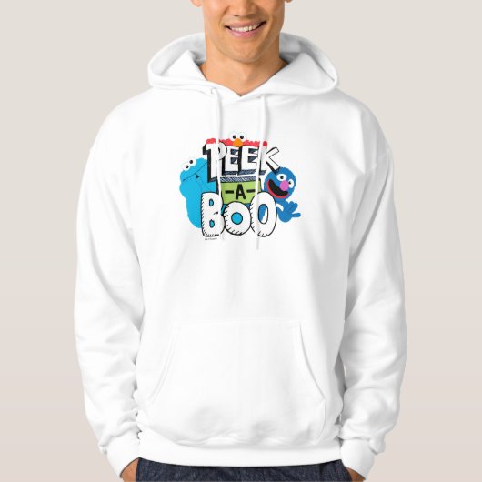 Elmo, Cookie & Grover | Peek-a-Boo Hoodie (Voorkant)
