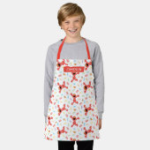 Elmo Crayon Pattern Schort (Gedragen)