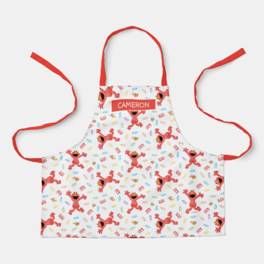 Elmo Crayon Pattern Schort (Voorkant)