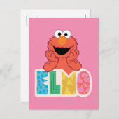 Elmo Cute & Fun Briefkaart (Voorkant / Achterkant)