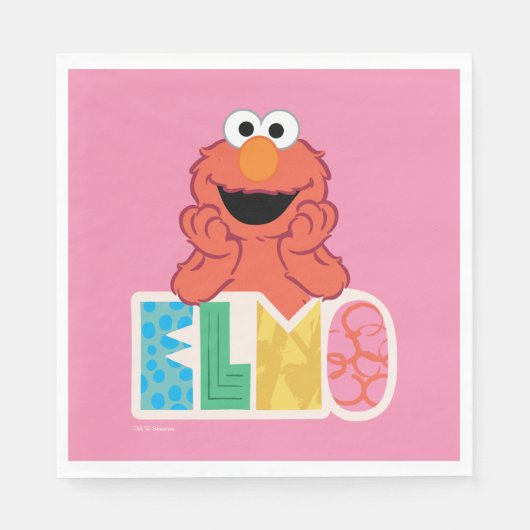 Elmo Cute & Fun Servet (Voorkant)