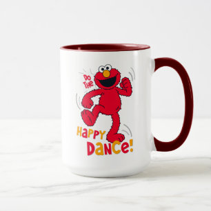 Elmo   Doe de gelukkige dans Mok