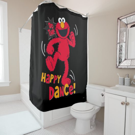 Elmo | Doe de Happy Dance Douchegordijn (In situ)