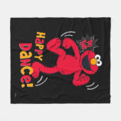 Elmo | Doe de Happy Dance Fleece Deken (Voorkant (Horizontaal))