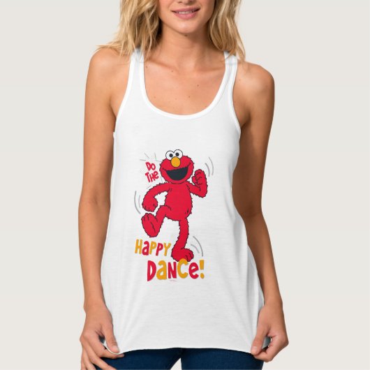 Elmo | Doe de Happy Dance Tanktop (Voorkant)