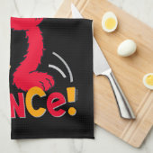 Elmo | Doe de Happy Dance Theedoek (Quarter Fold)