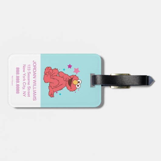 Elmo | Een glimlach is altijd in stijl Bagagelabel (Achterkant horizontaal)