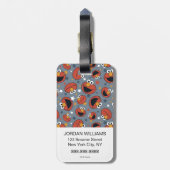 Elmo | Elmo Rules Star Pattern Bagagelabel (Achterkant verticaal)