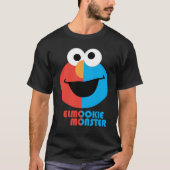 Elmo en Cookie Half Face T-shirt (Voorkant)