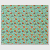 Elmo en Goldfish Pattern Cadeaupapier (Vlak)