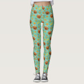 Elmo en Goldfish Pattern Leggings (Voorkant)