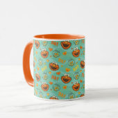 Elmo en Goldfish Pattern Mok (Voorkant links)