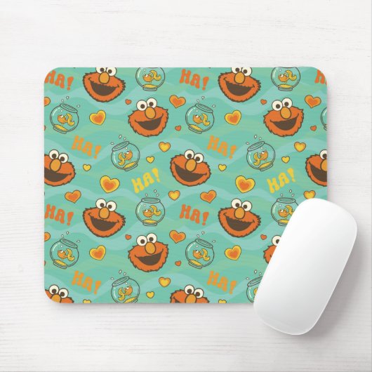 Elmo en Goldfish Pattern Muismat (Met muis)
