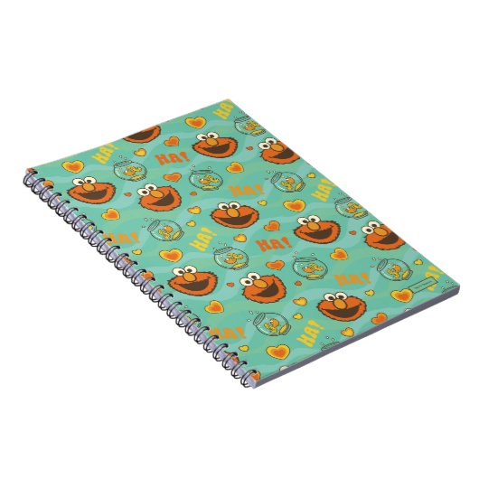 Elmo en Goldfish Pattern Notitieboek (Rechterzijde)