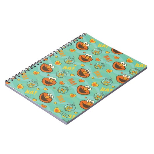 Elmo en Goldfish Pattern Notitieboek (Linkerzijde)