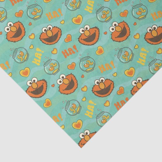 Elmo en Goldfish Pattern Tissuepapier (Detail)