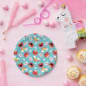 Elmo en Rainbows Pattern Papieren Bordje (Feest)