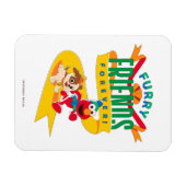 Elmo en Tango | Furry Friends Forever Magneet (Horizontaal)