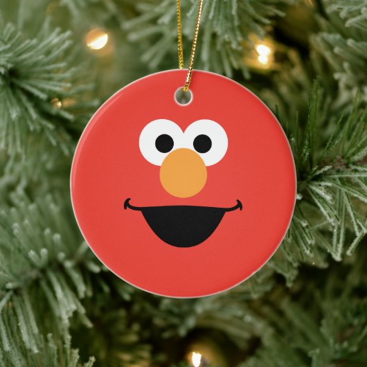 Elmo Face Art Keramisch Ornament (Boom)