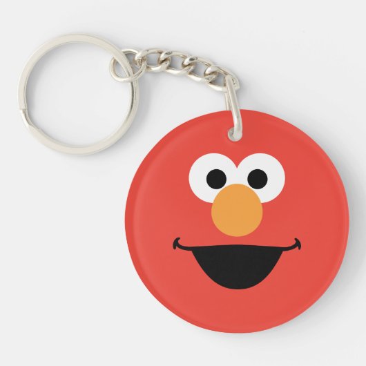 Elmo Face Art Sleutelhanger (Voorkant)
