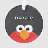 Elmo Face Chalkboard | Customized Name & Photo (devant)