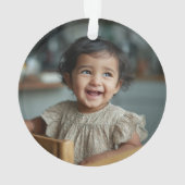 Elmo Face Chalkboard | Customized Name & Photo Ornament (achterkant)