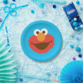Elmo Face Papieren Bordje (Feest)