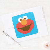 Elmo Face Vierkante Sticker (Envelop)