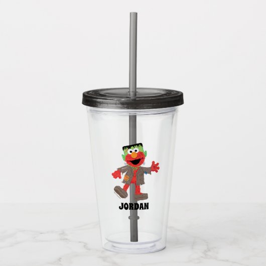 Elmo | Frankenstein Costume Acryl Drinkbeker (Voorkant)