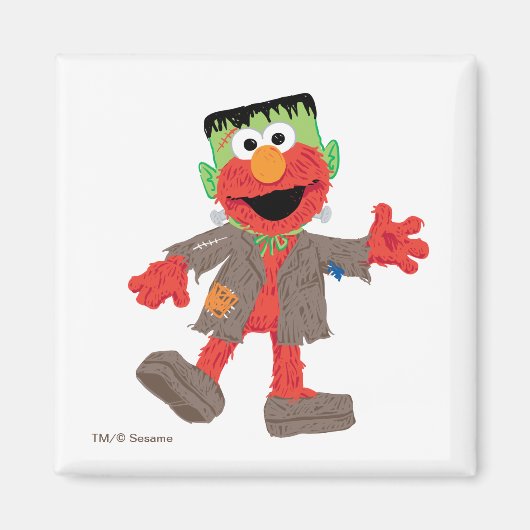 Elmo | Frankenstein Kostuum Magneet (Voorkant)