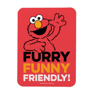 Elmo Furry Funny Friendly Magneet