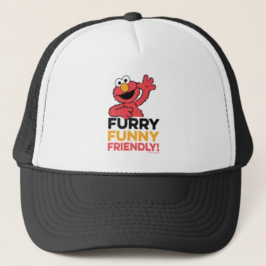 Elmo | Furry Funny Friendly Trucker Pet (Voorkant)