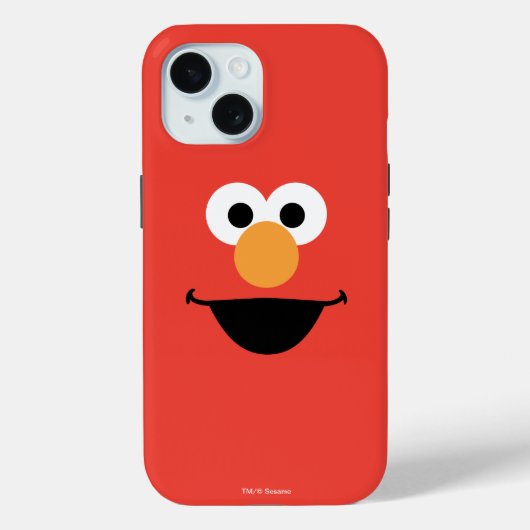 Elmo Gezichtsbeschildering Case-Mate iPhone Case (Achterkant)