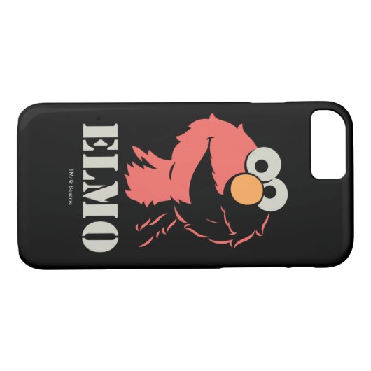 Elmo Half Case-Mate iPhone Case (Achterkant (Horizontaal))