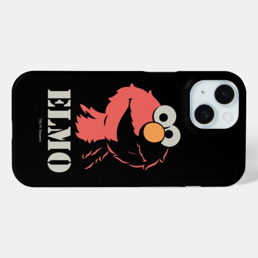 Elmo Half Case-Mate iPhone Case (Achterkant (horizontaal))