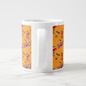 Elmo | Halloween Boo Pattern Extra Grote Beker (Achterkant)